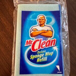 Mr. Clean Deluxe Sponge Mop With Scrubber Refill Sponge 446385